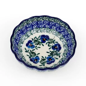 Miska muszelka 023 h-4cm <br> 2273X Kobaltowe bratki